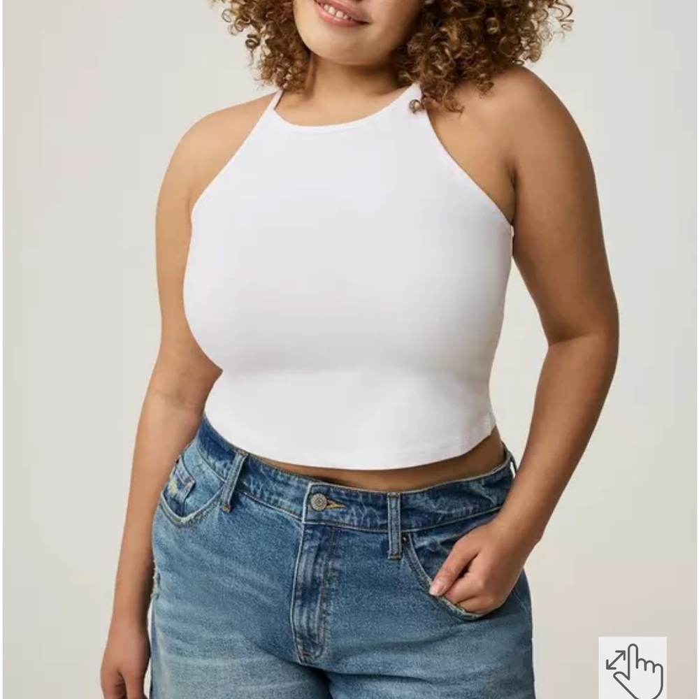 Torrid Classic White Tank Top